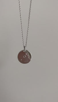 Video of sterling silver necklace with gemstones